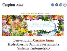 Tablet Screenshot of carpinoanna.it